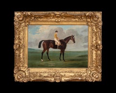 Portrait de "Touchstone", vainqueur du St Leger en 1834, 19e siècle