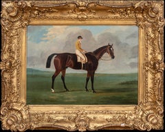 Portrait of "Touchstone" winner of the 1834 St Leger, 19th Century