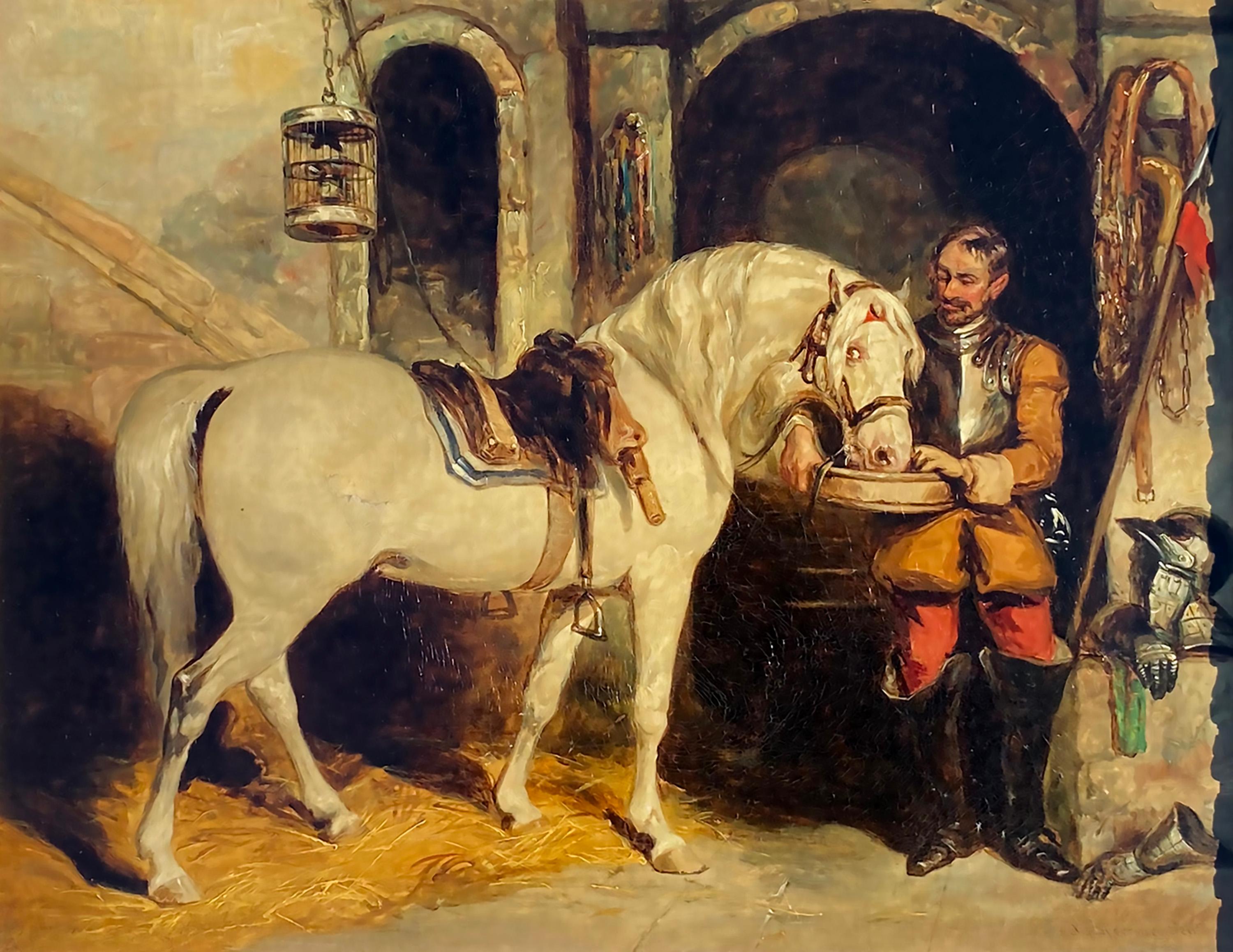 John Frederick Herring Sr. Animal Painting - The Andalusia