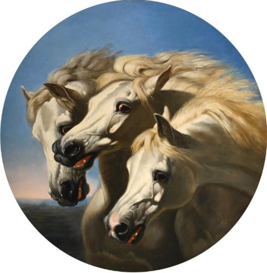 The Pharaoh's Horses - Painting by John Frederick Herring Sr.