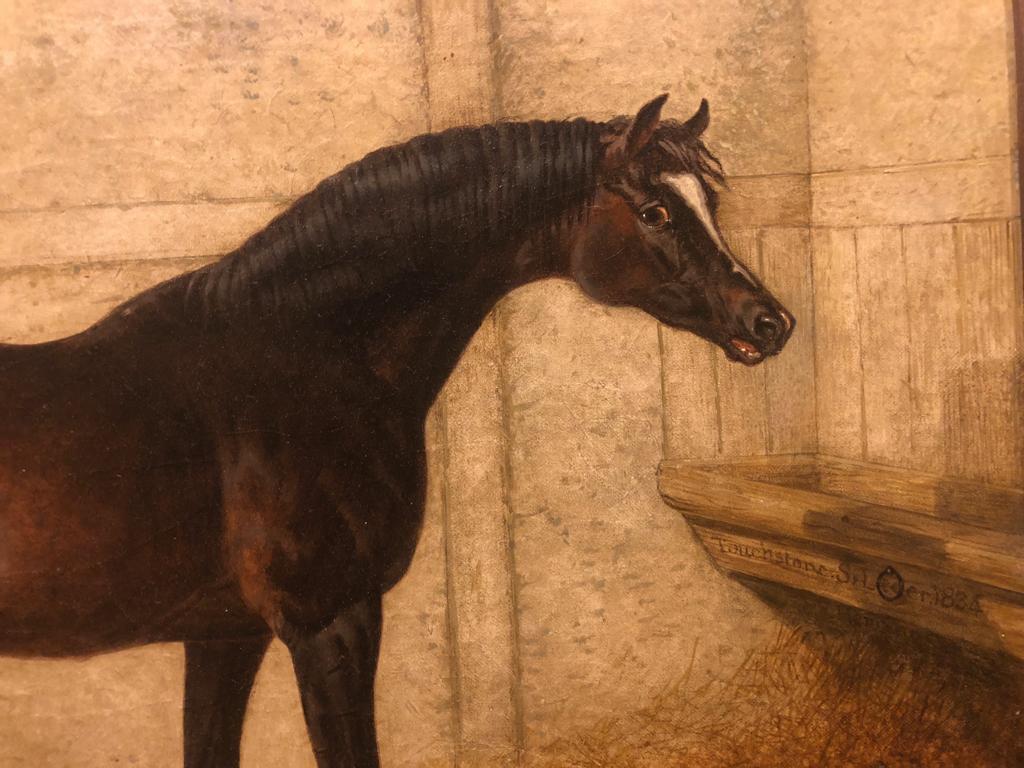 Touchstone, St Leger 1834 - Painting by John Frederick Herring Sr.