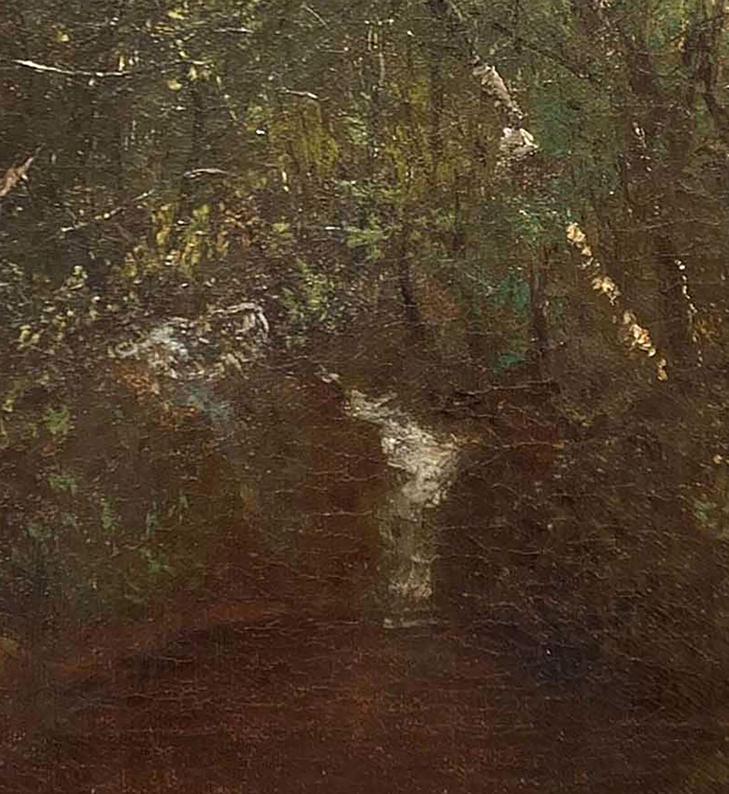JOHN FREDERICK KENSETT (1816-1872)
Woodland Waterfall
Oil on canvas
14 x 12 inches
Signed lower right



