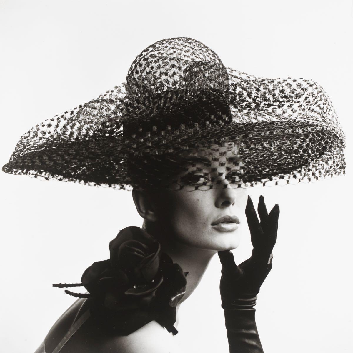 Portrait Photograph John French - Tania Mallet In A Madame Paulette - Chapeau 1963 - Victoria and Albert Museum