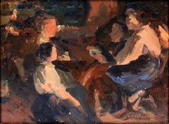 Interior Scene with Figures