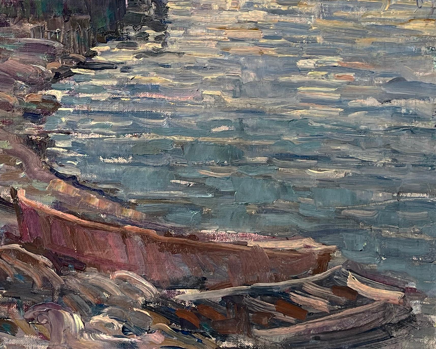 Shad-Fischer (Grau), Landscape Painting, von John Fulton Folinsbee