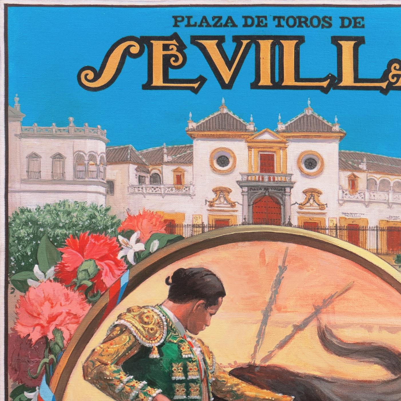 « Manolo Gonzalez » Plaza de Toros, Maestranza, Seville, Bullfighting, Matador en vente 5
