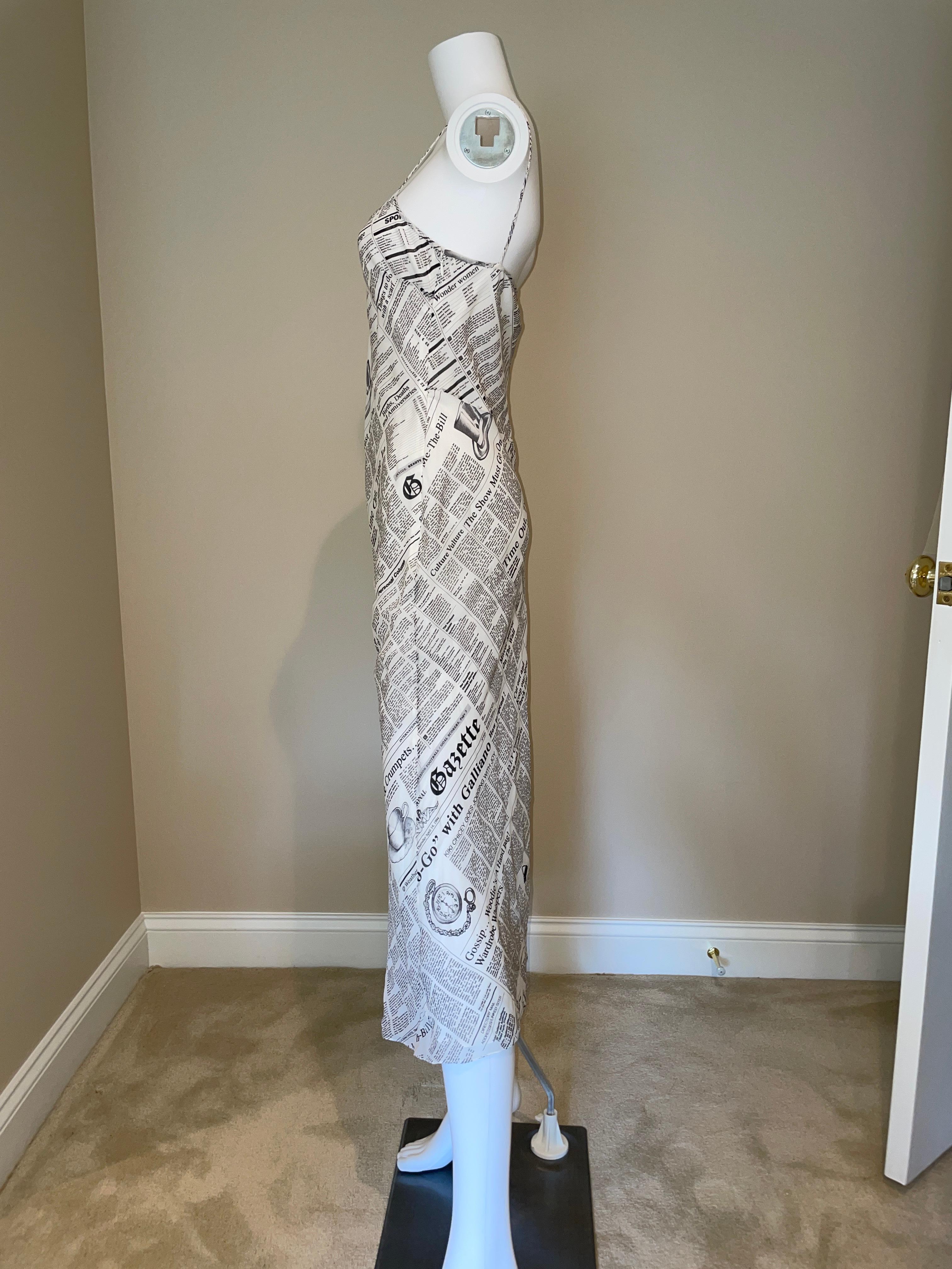 Women's JOHN GALLIANO '18 silk maxi dress