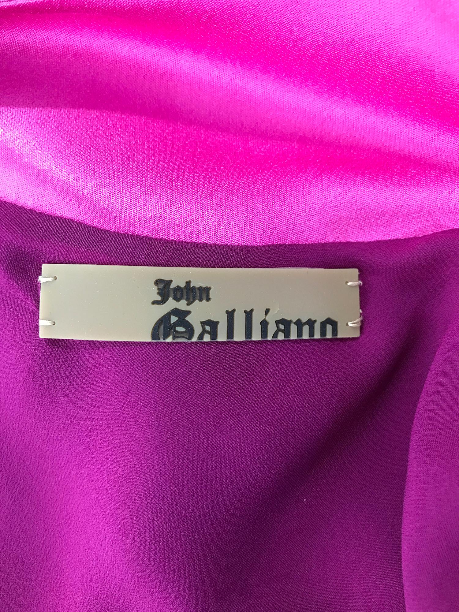 John Galliano 1920s Inspired Embroidered Velvet & Silk Evening Coat Early 2000s 11