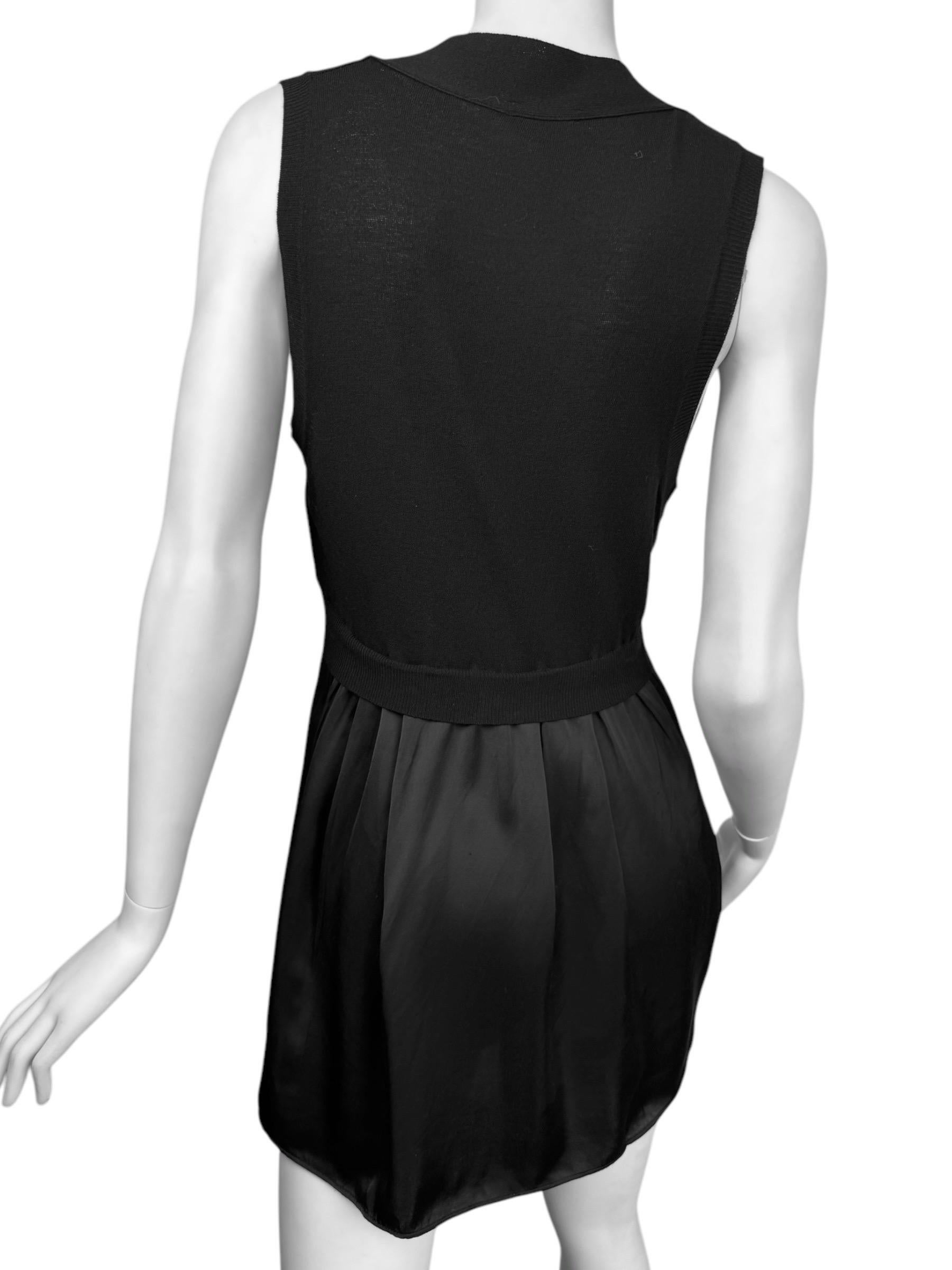 mini vestido negro de los años 2000 de john galliano en venta 3