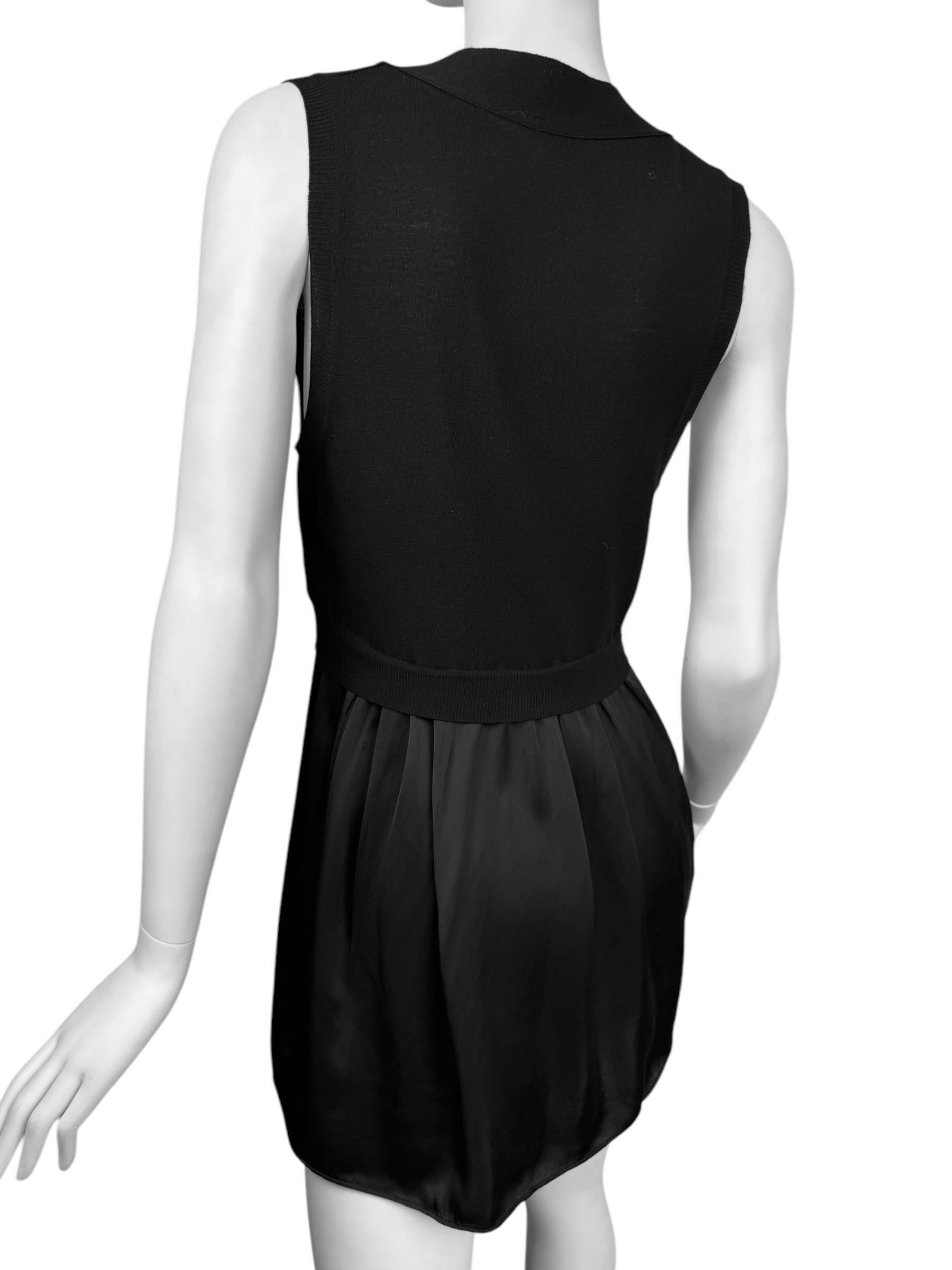 mini vestido negro de los años 2000 de john galliano en venta 4