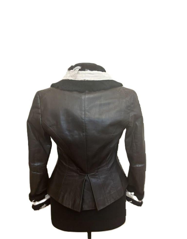 John Galliano Fw2001 Leather Jacket Designer Outerwear