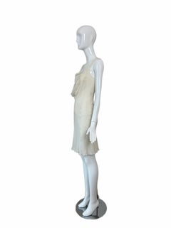 Abito da sposa in seta bianco avorio, collezione John Galliano 2006