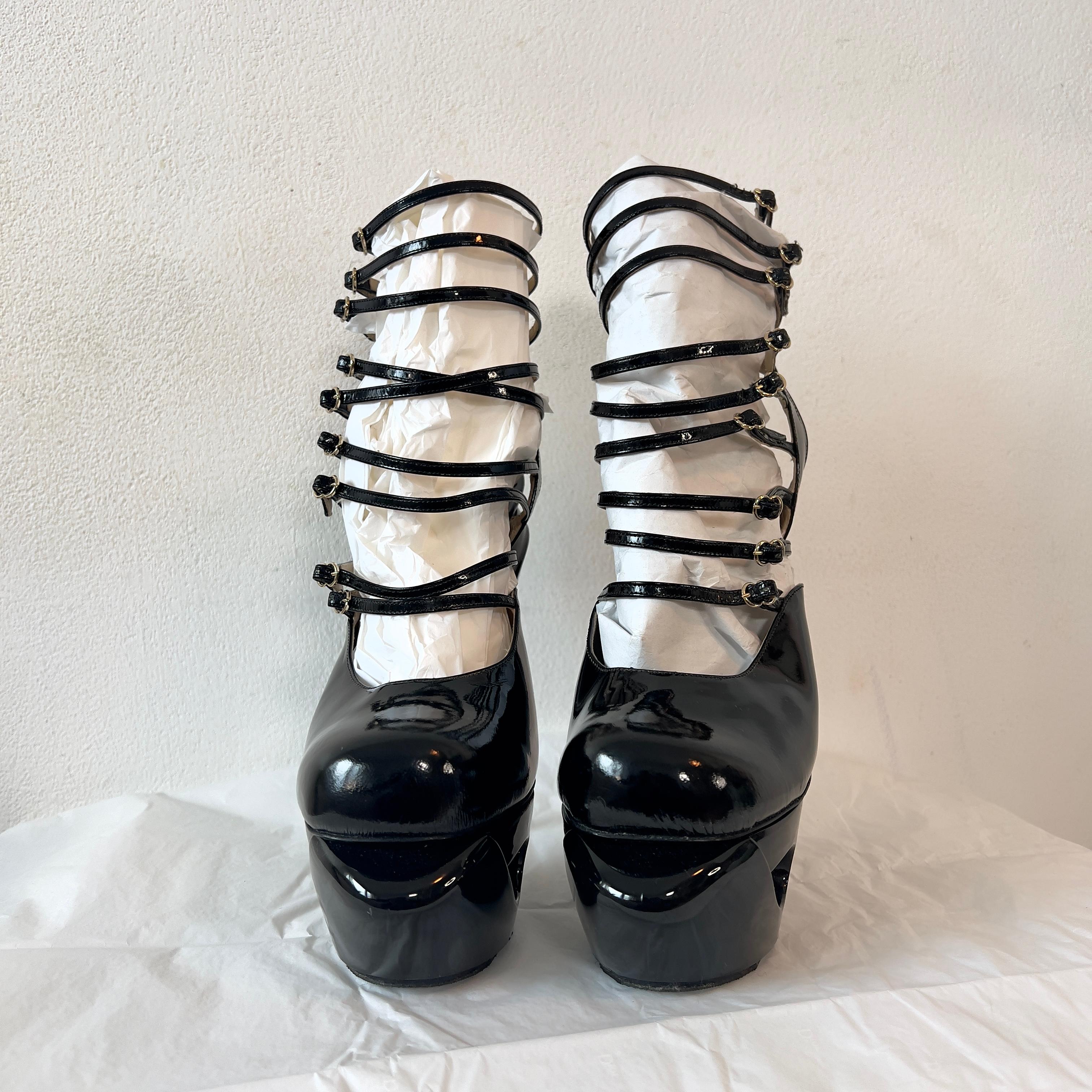 John Galliano 2009ss runway platform abstract heels (38) 2