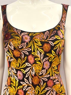 Robe de cocktail à imprimé floral d'archives S/S 2000 de John Galliano