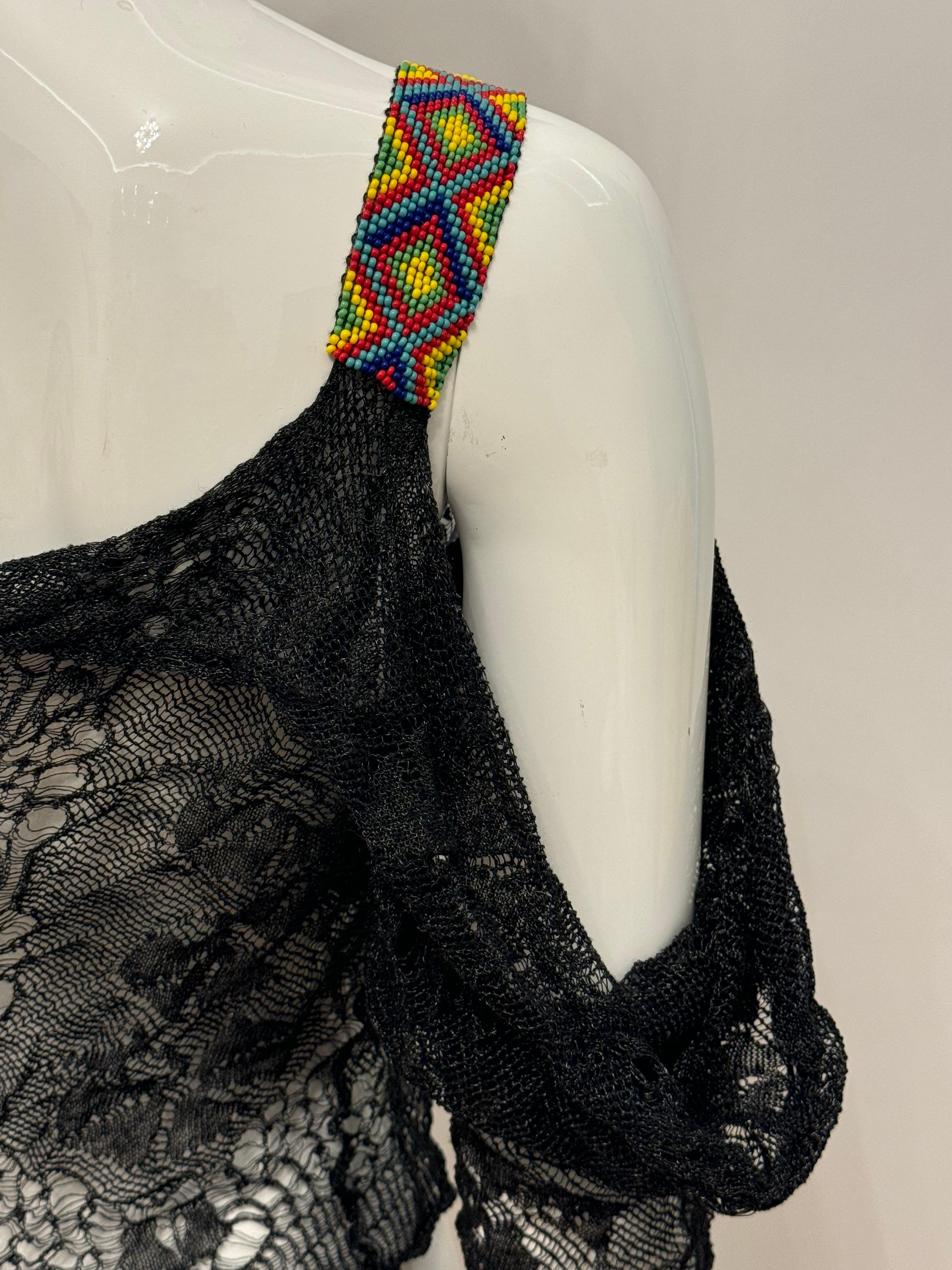 John Galliano archivio P/E 2002 raro top in pizzo in vendita 6