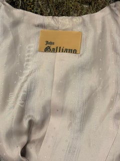 John Galliano archival velvet embroidery jacket
