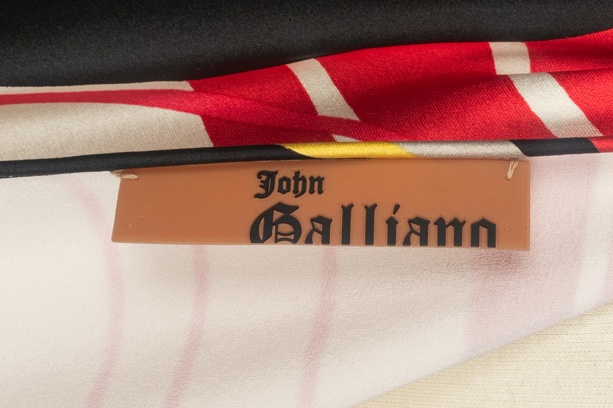 Robe asymétrique John Galliano Resort 2009 en vente 5