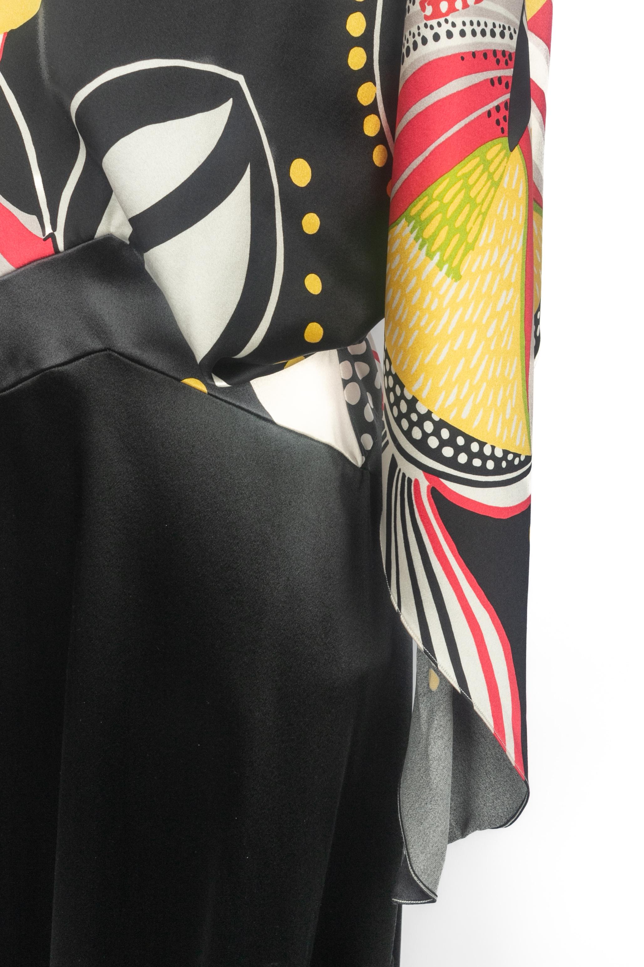 Robe asymétrique John Galliano Resort 2009 en vente 2