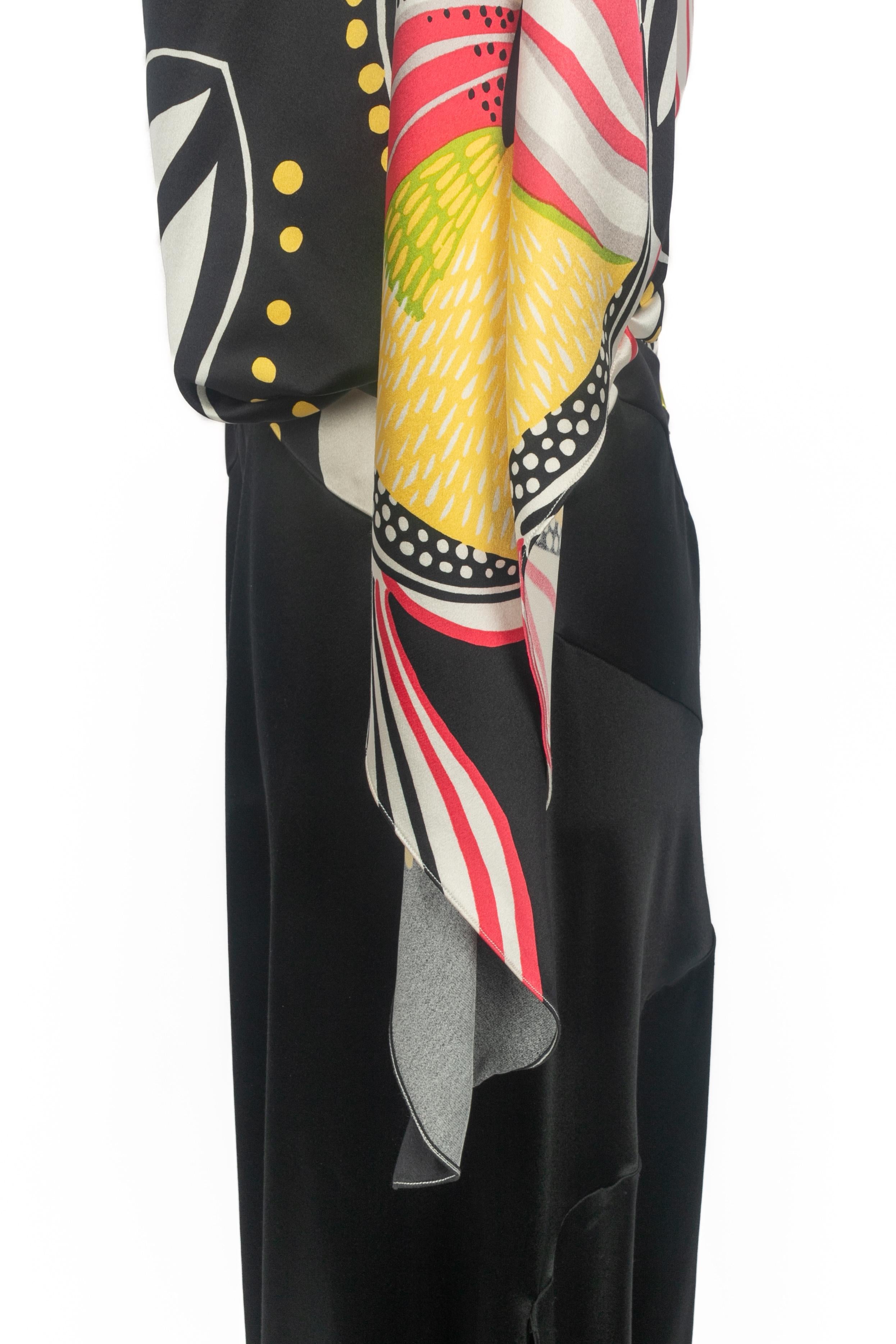 Robe asymétrique John Galliano Resort 2009 en vente 3