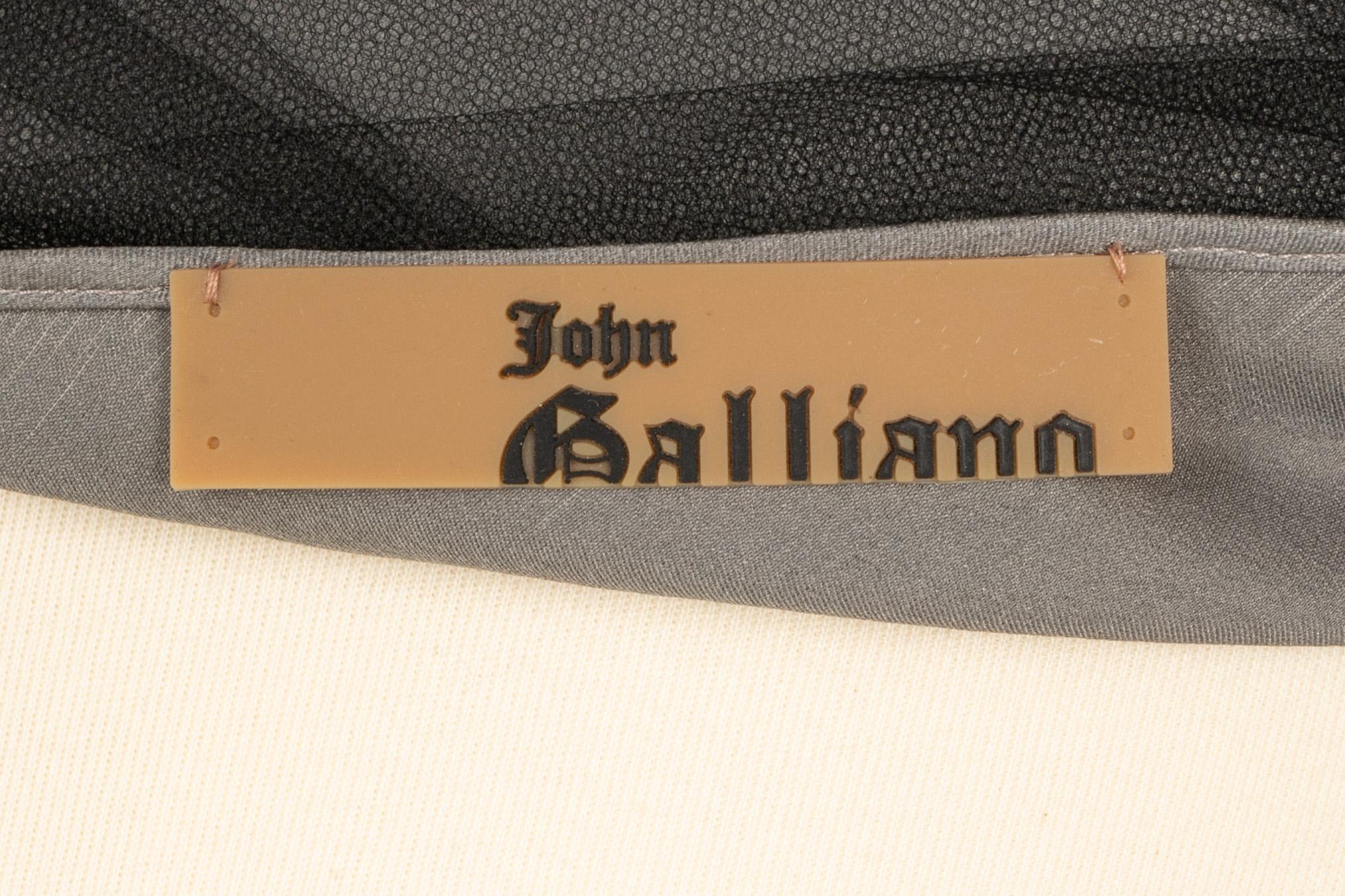 John Galliano asymmetrical skirt For Sale 4