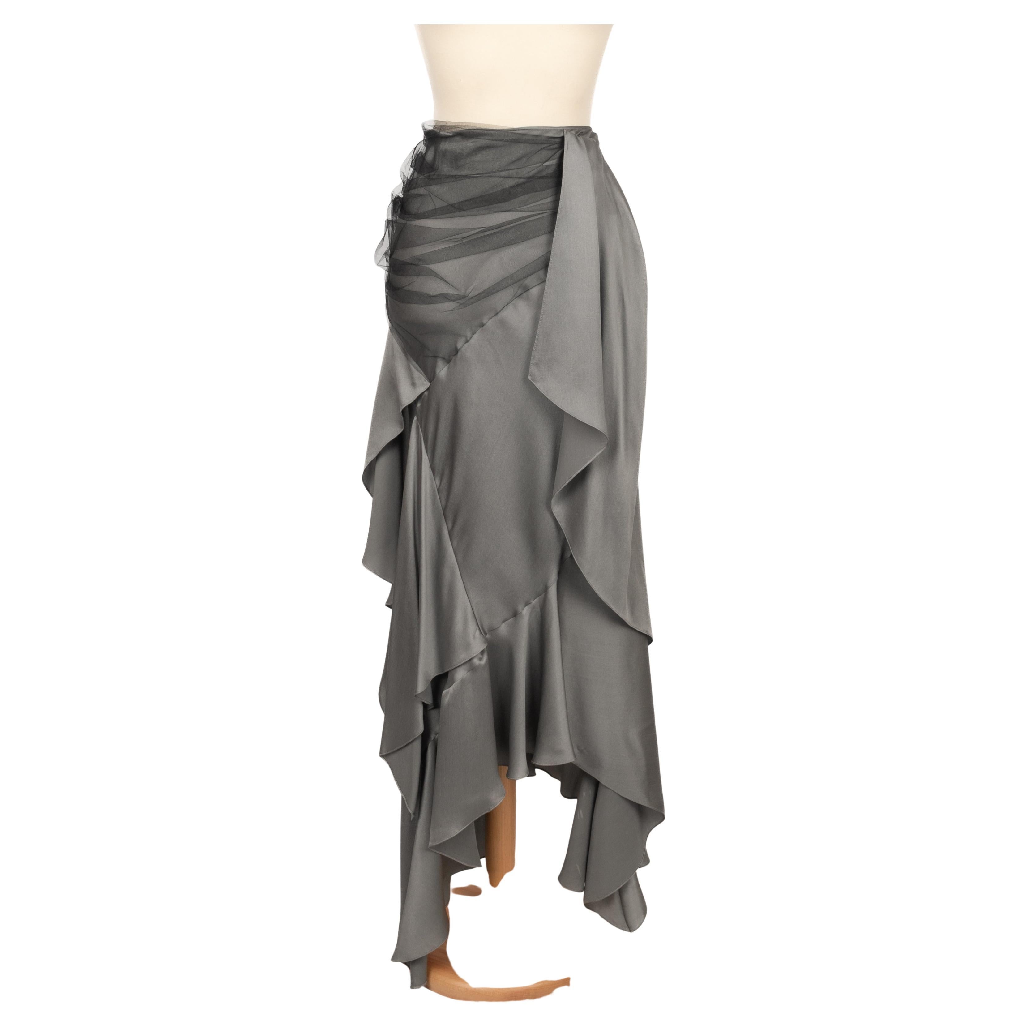 John Galliano asymmetrical skirt