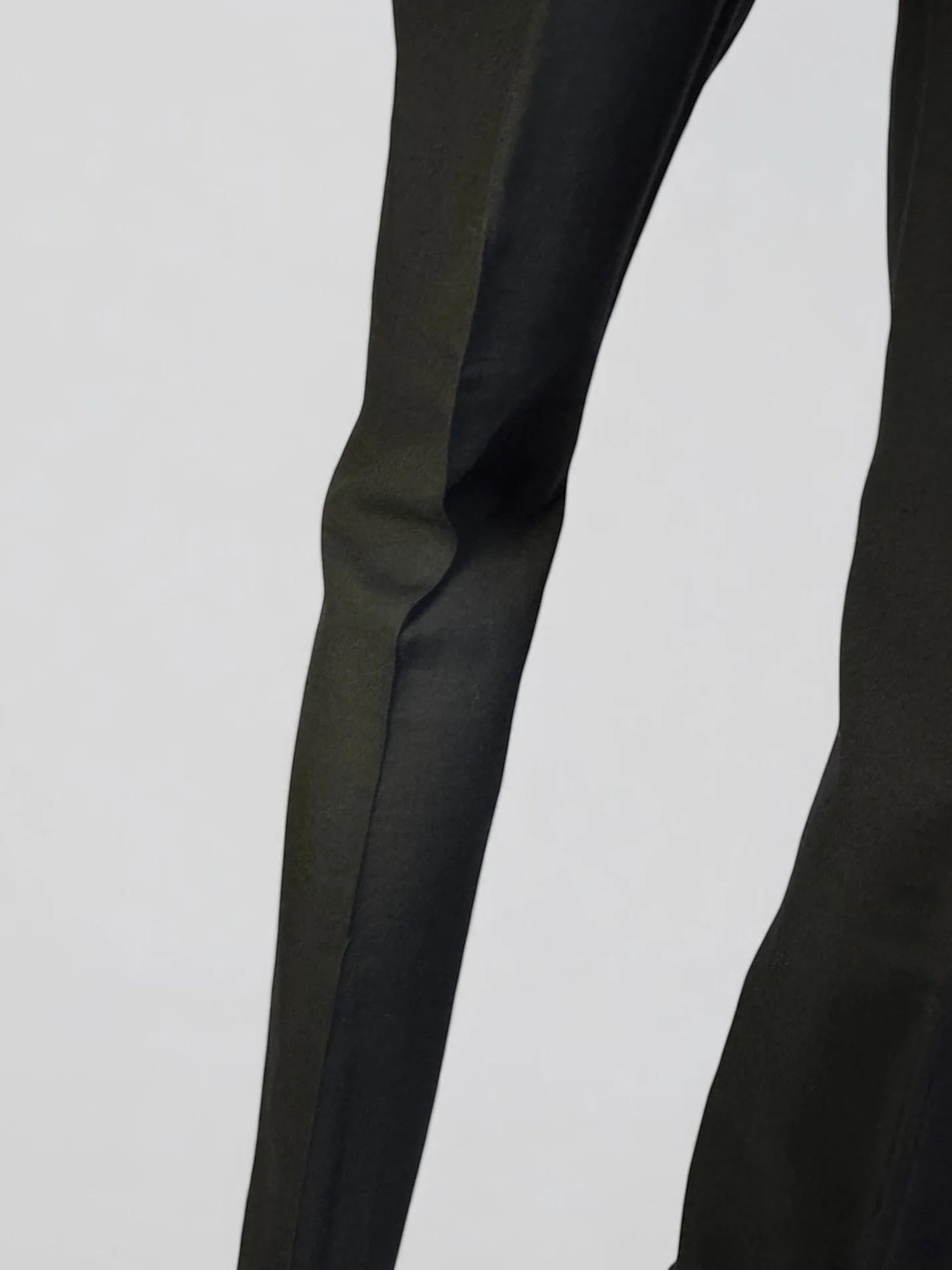 John Galliano Black Linen Blend Tailcoat Suit, SS 1998 For Sale 3
