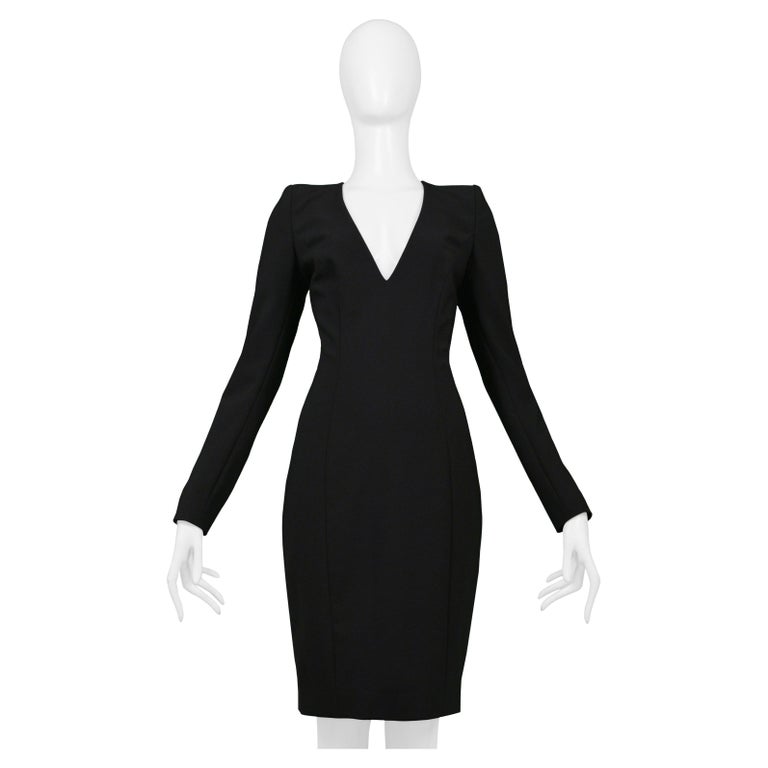 chinese dress ladies Slim Fit Pique Front Long Sleeve Tuxedo Shirt - Black main image 0