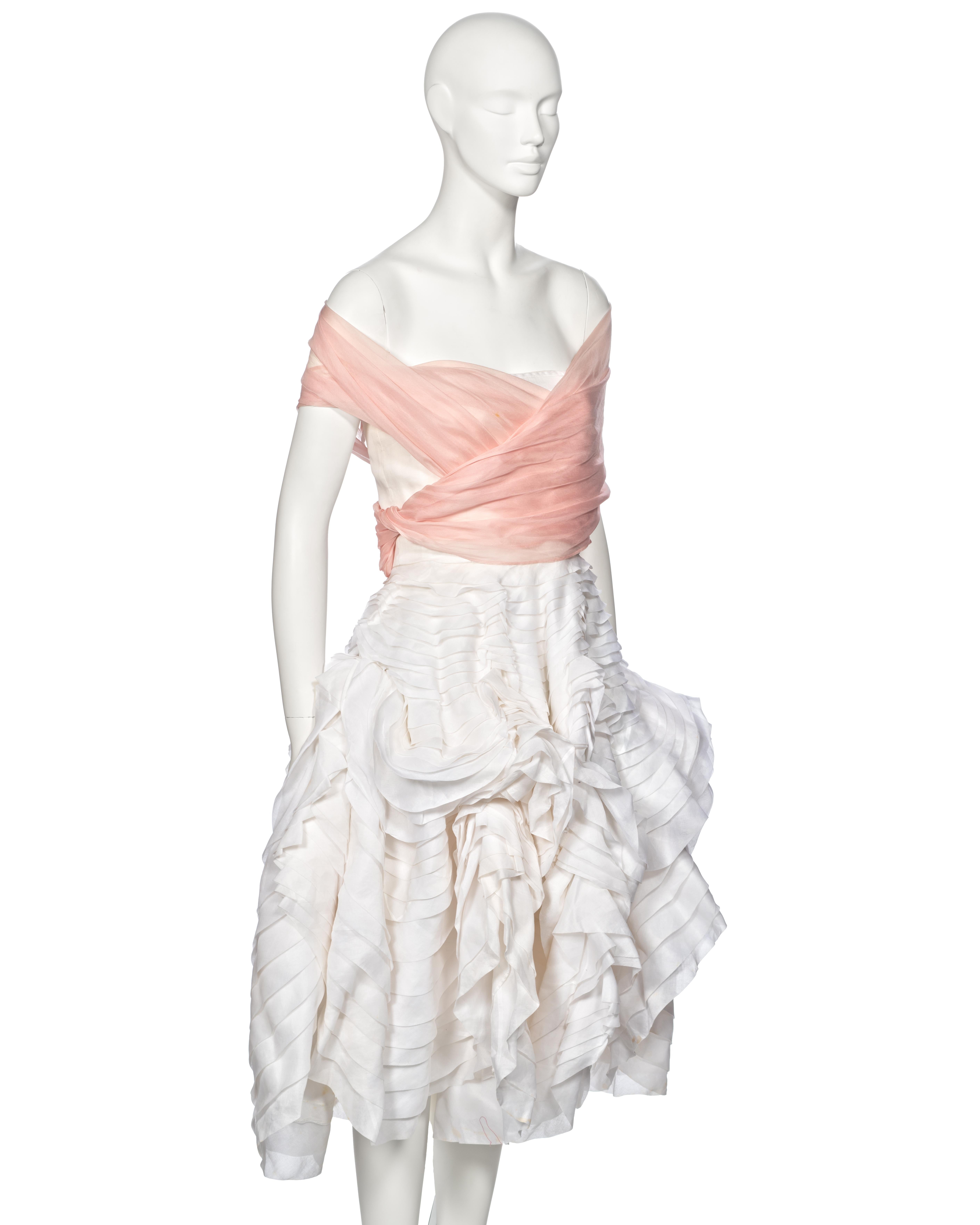 John Galliano Blanche DuBois Clam Dress, ss 1988 For Sale 7