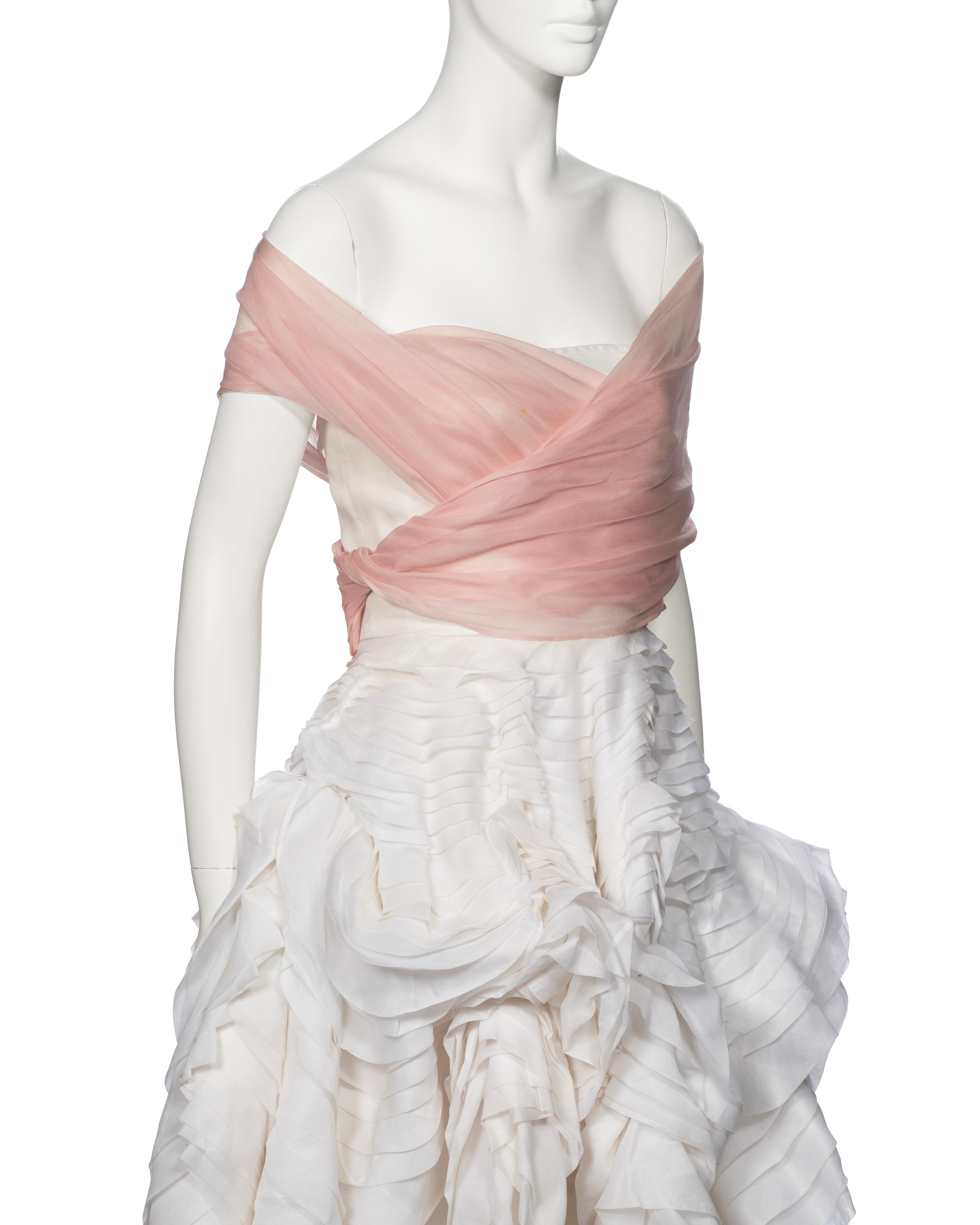 John Galliano Blanche DuBois Clam Dress, ss 1988 For Sale 8