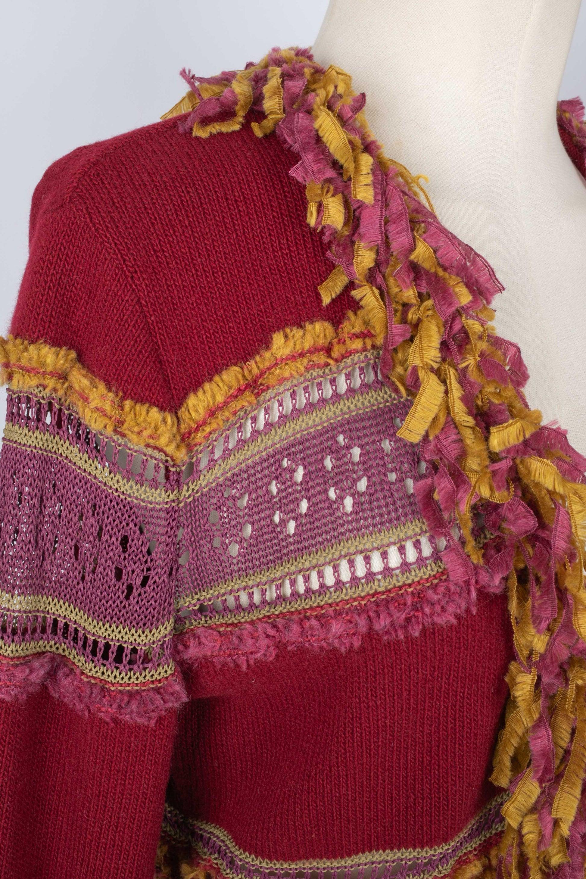 John Galliano Blended Mohair and Cashmere Cardigan, 2004 For Sale 5
