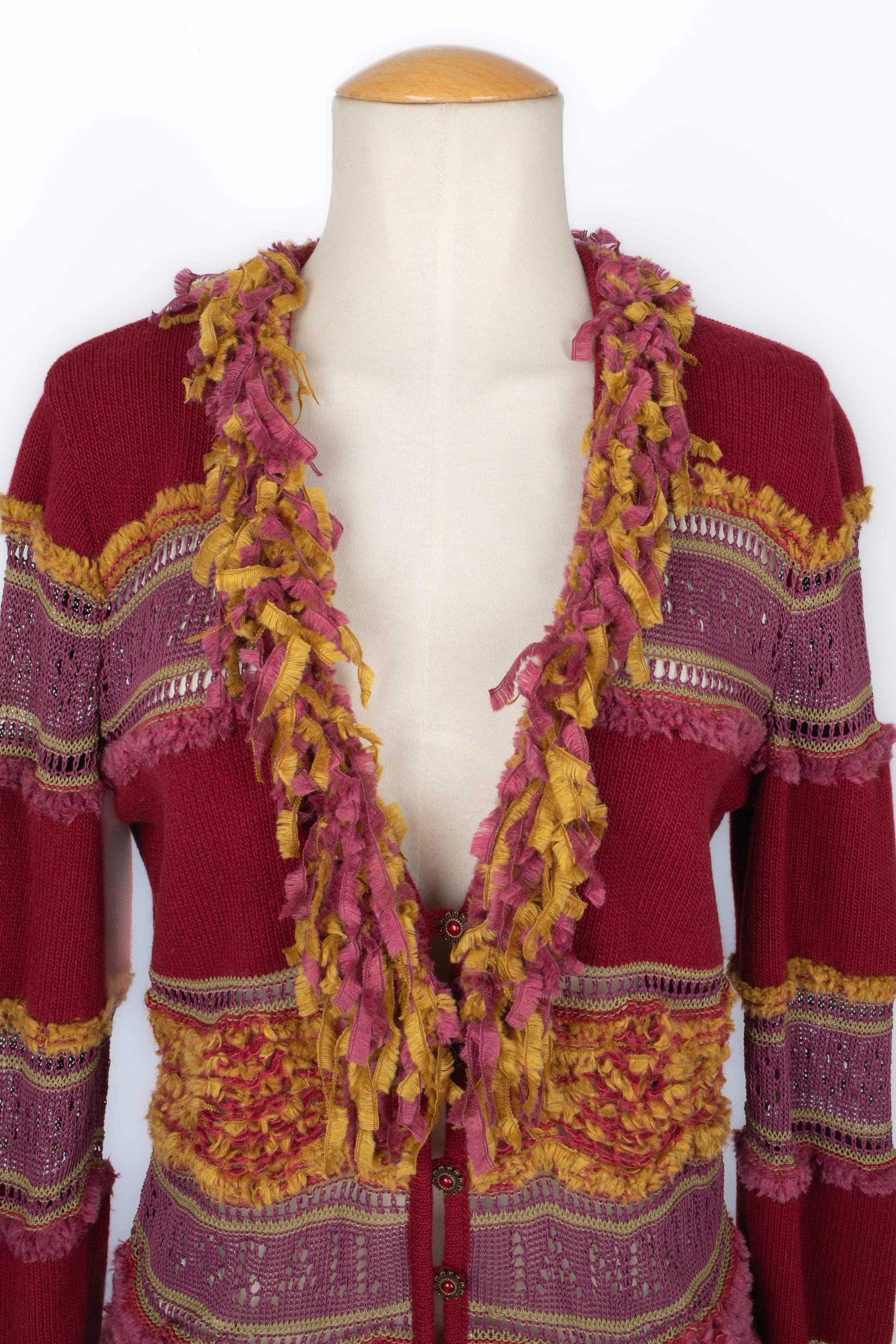 John Galliano Blended Mohair and Cashmere Cardigan, 2004 For Sale 1
