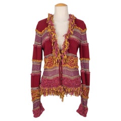 John Galliano Strickjacke aus Mohair- und Kaschmirmischung, 2004