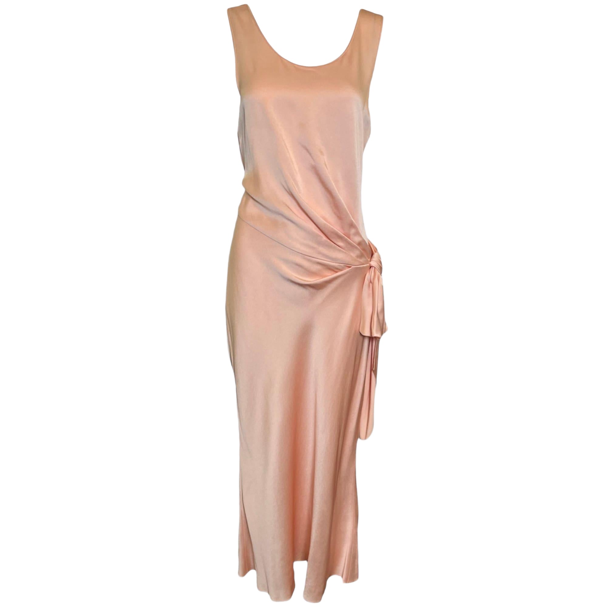 John Galliano Bata rosa rubor de corte sesgado inspirada en los años 30, Años 2000 en venta