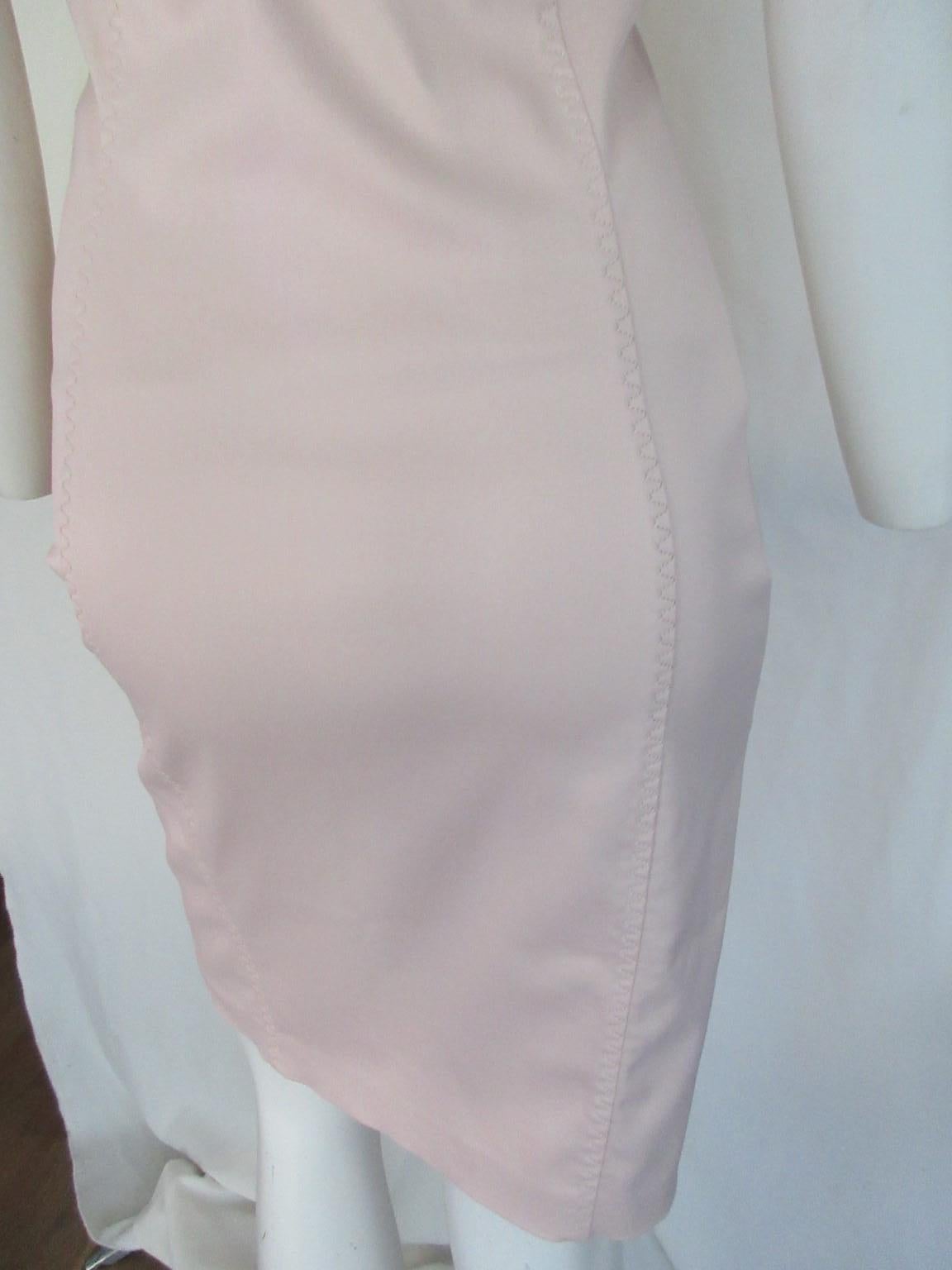John Galliano Vestido corsé corpiño rosa en venta 2