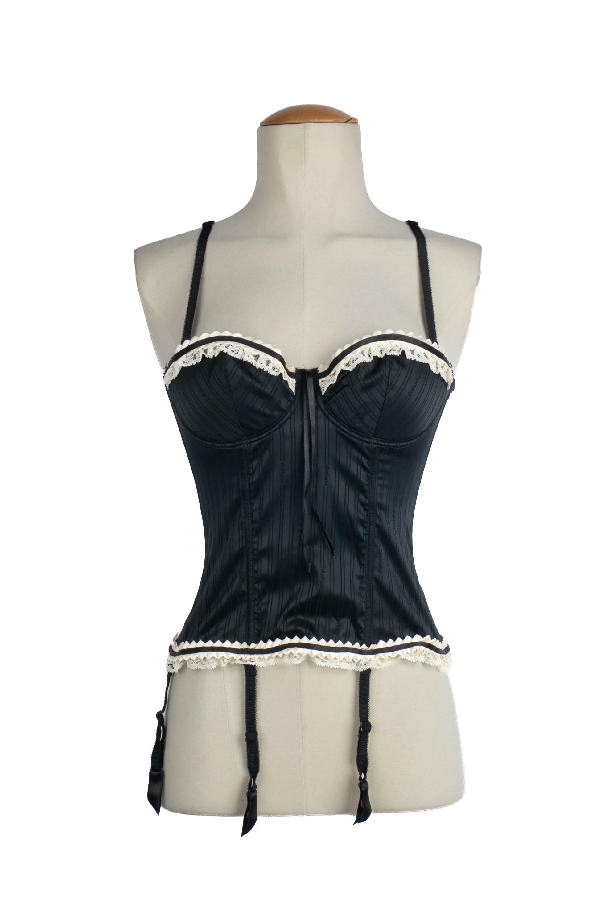 John Galliano bustier top