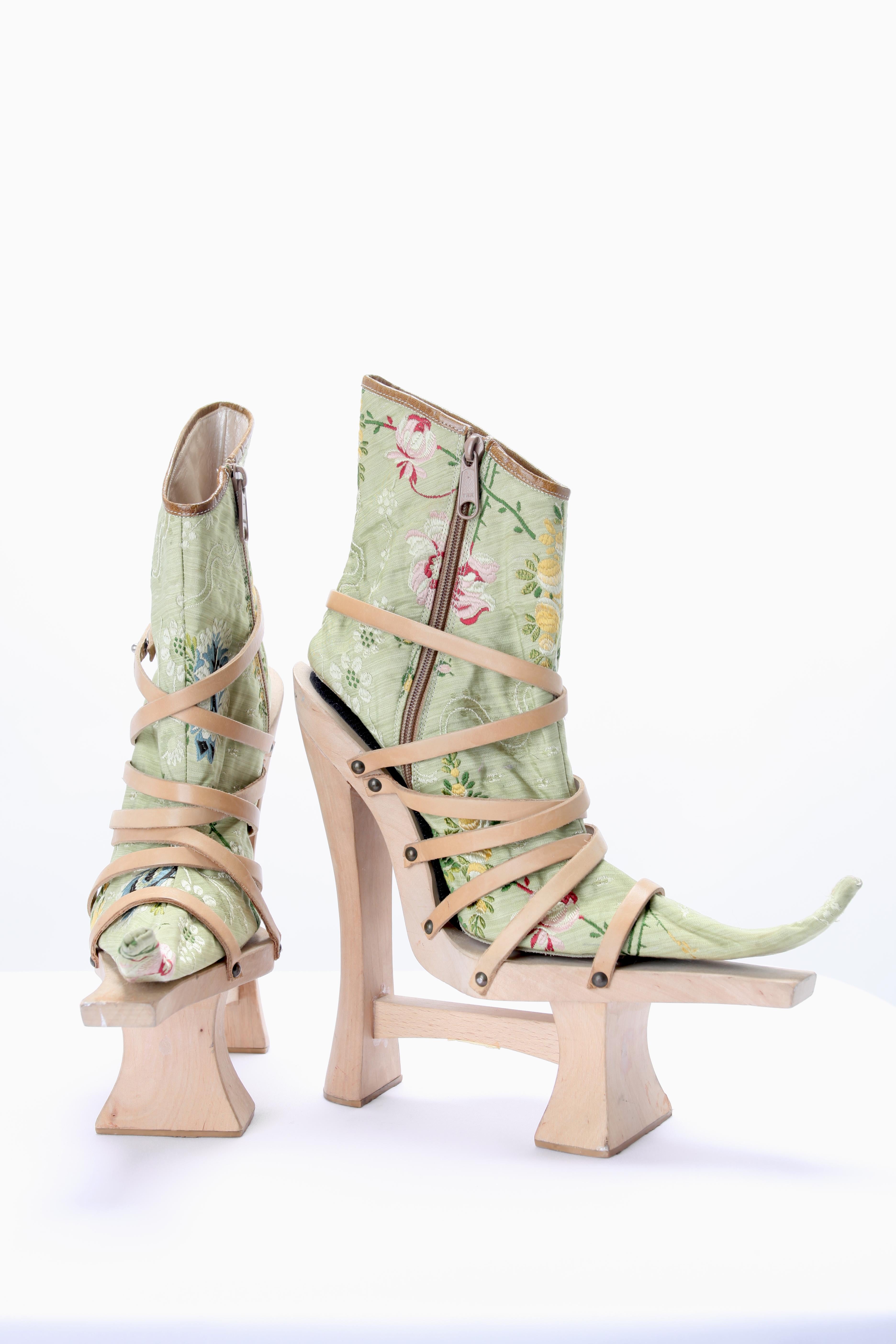 chopine high heels