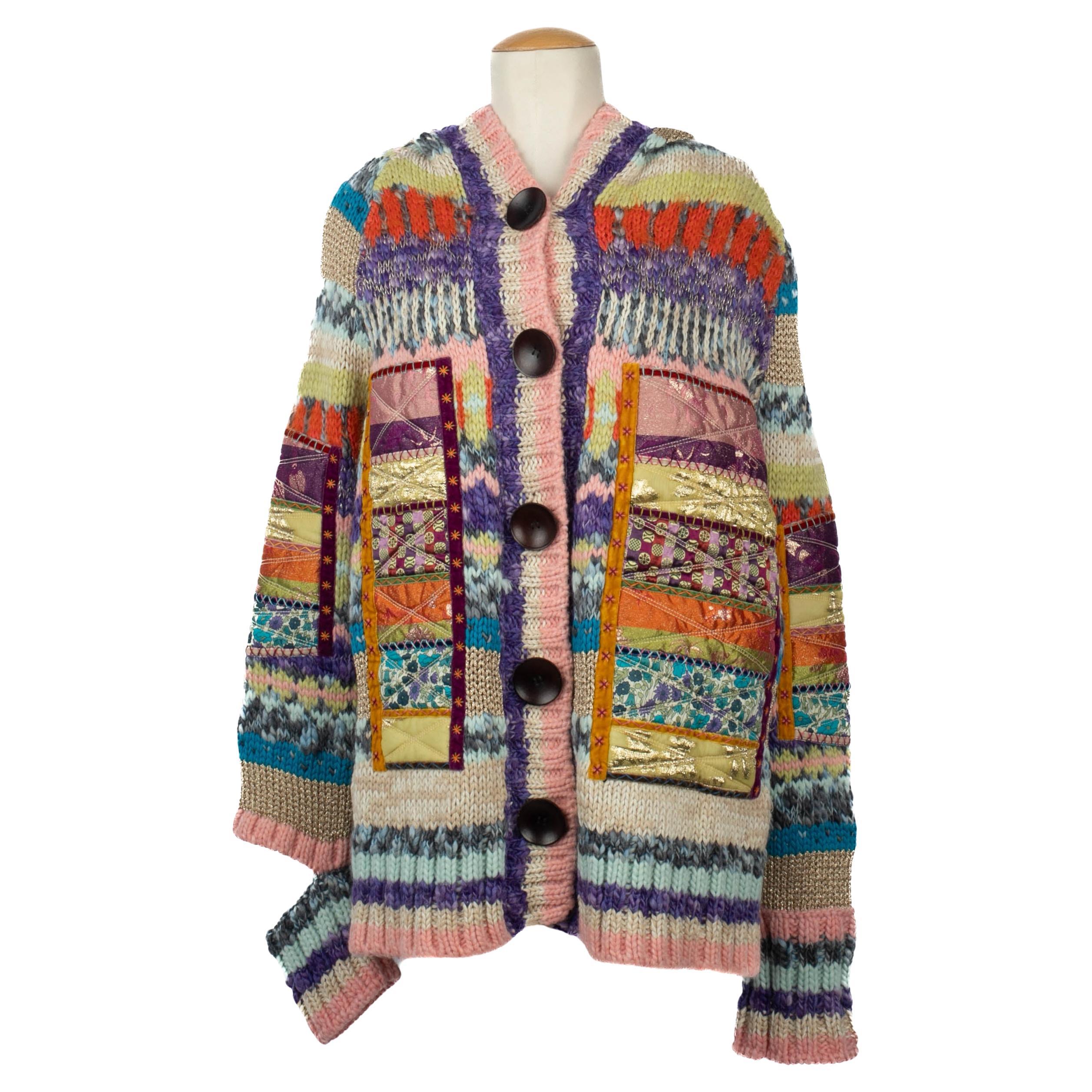 John Galliano crochet cardigan