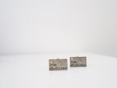 John Galliano Vintage Cufflinks, Unisex, 1990, Good Condition