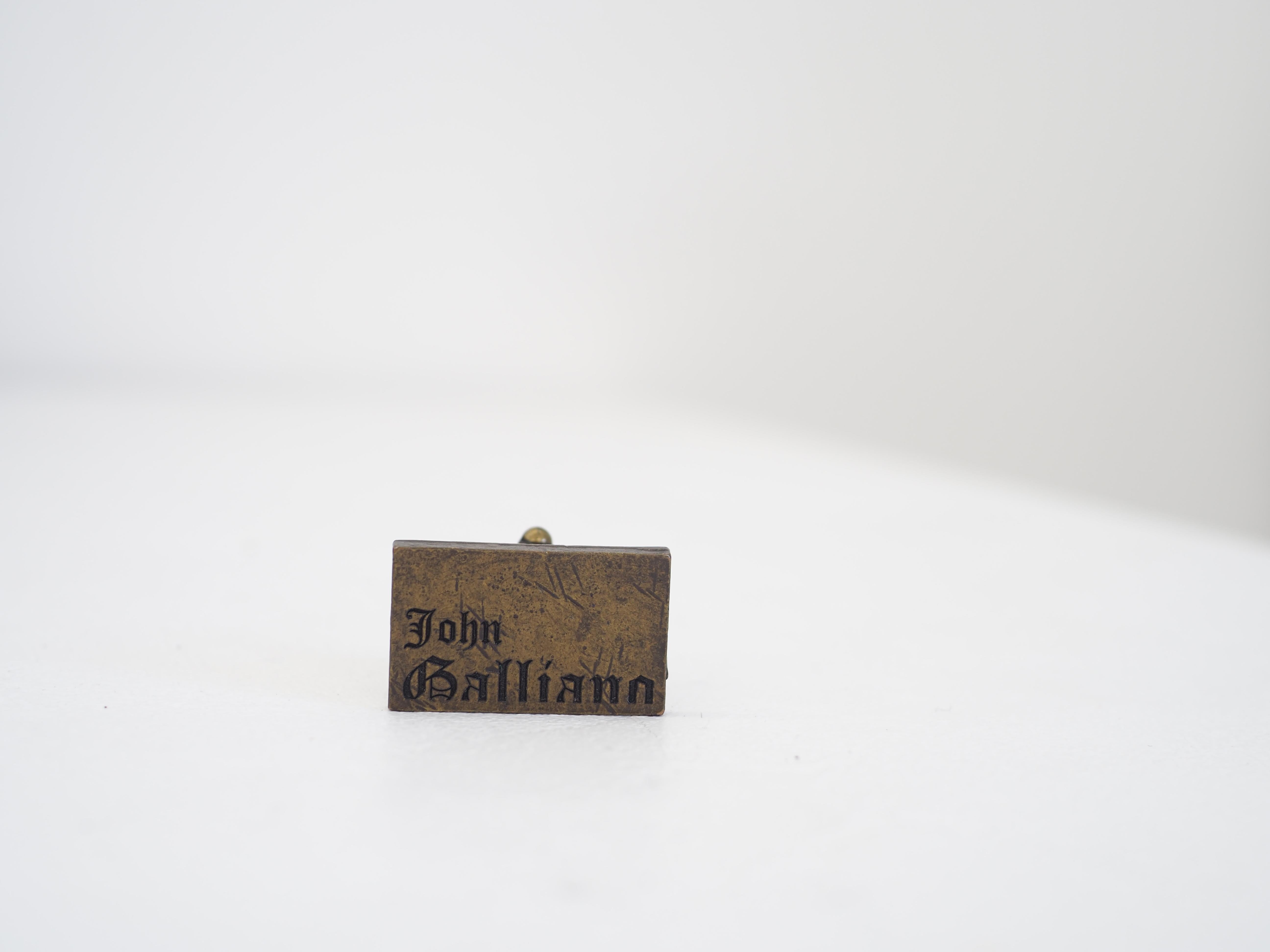 John Galliano cufflinks 3