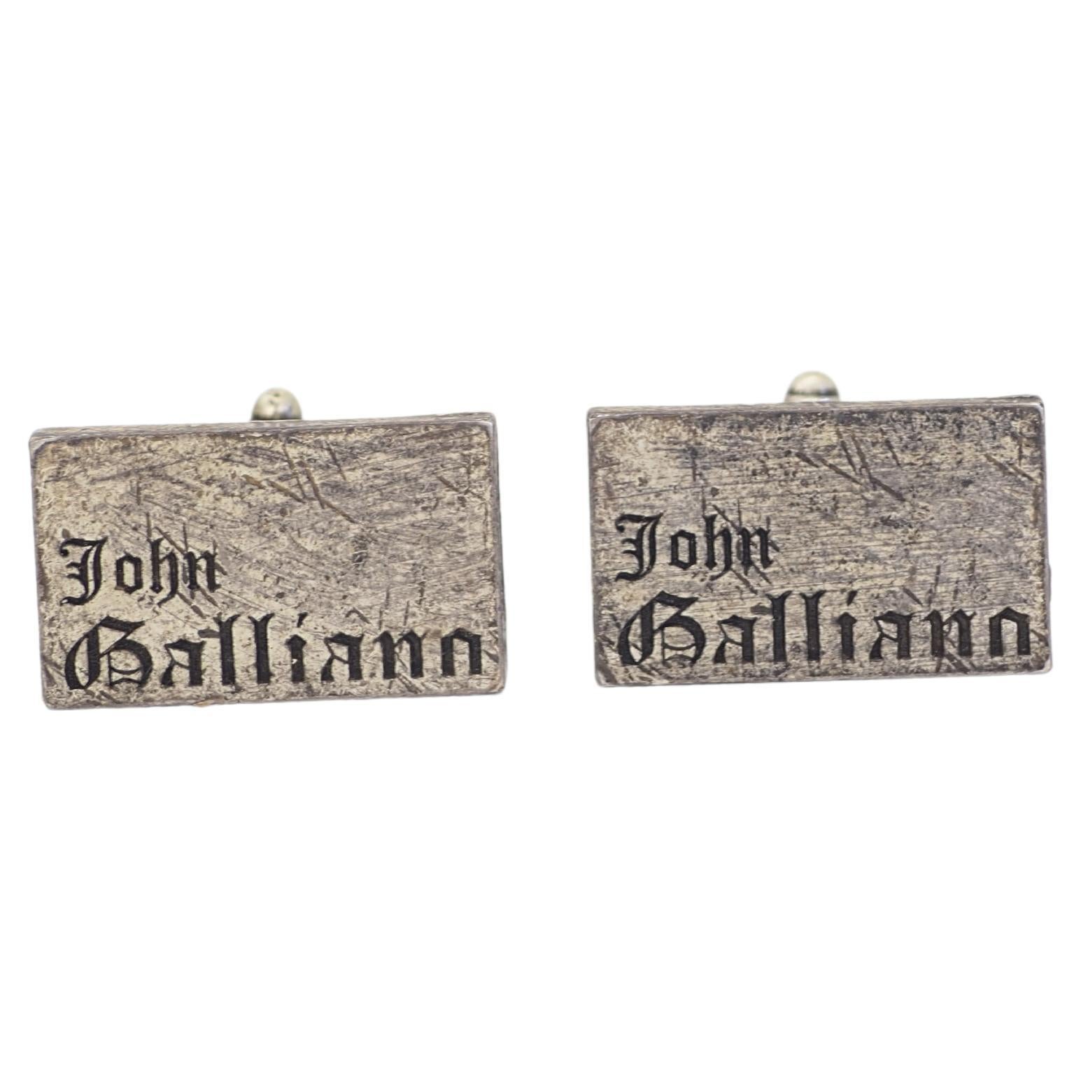 John Galliano cufflinks