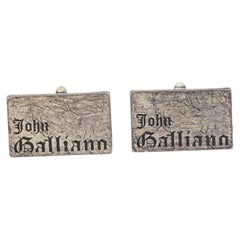 Used John Galliano cufflinks
