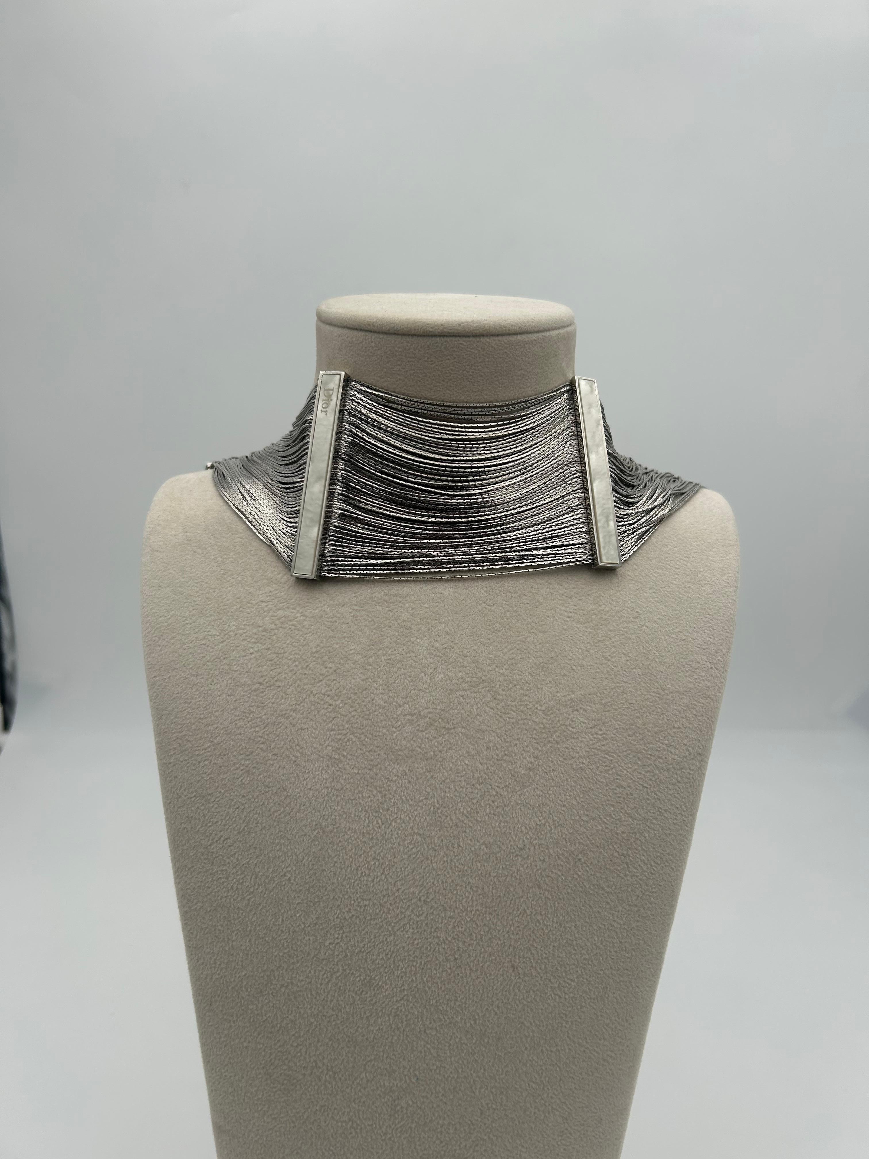John Galliano - Dior Kropfband Halskette 1990 im Angebot 1
