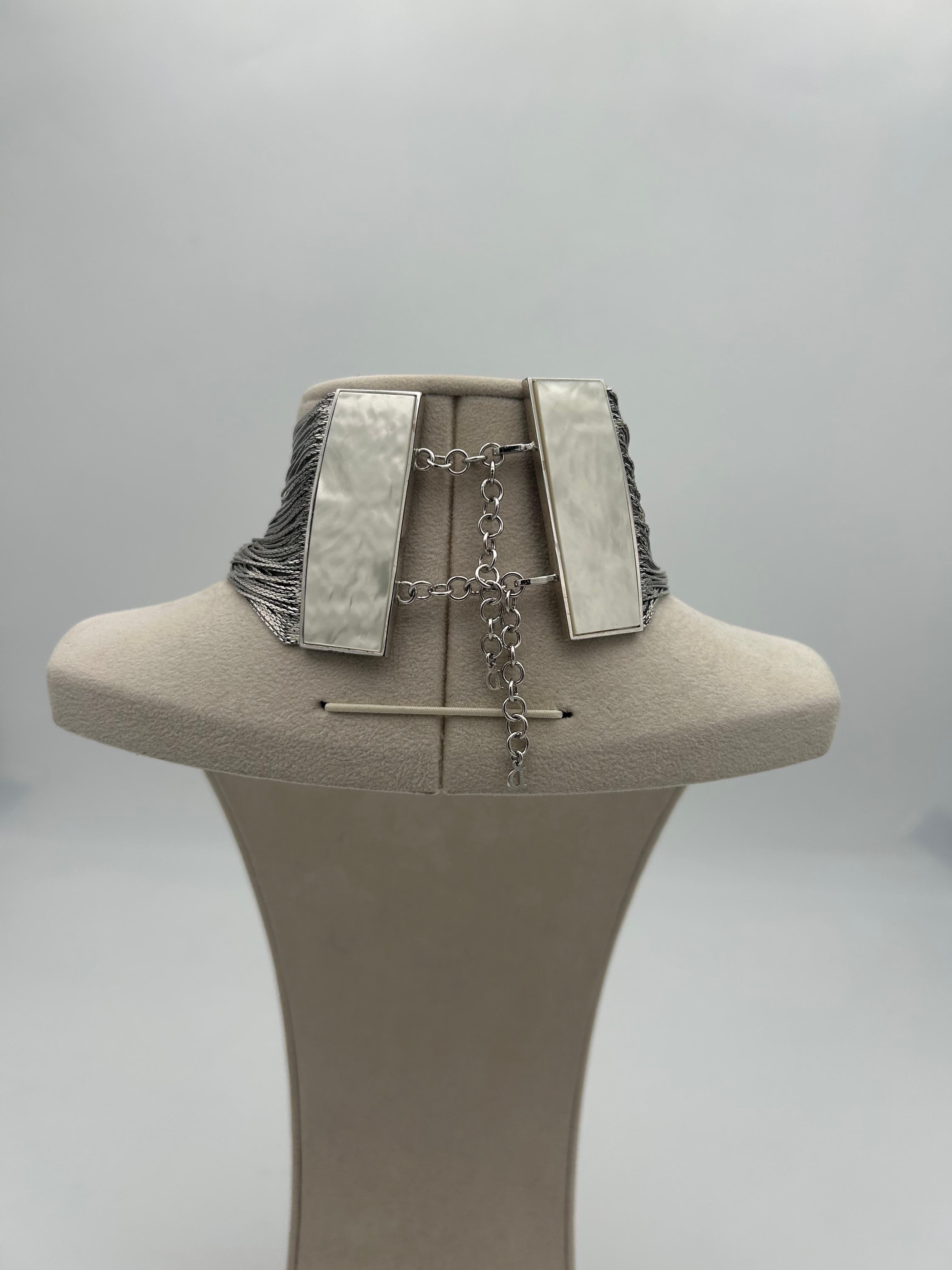 John Galliano - Dior Kropfband Halskette 1990 im Angebot 3