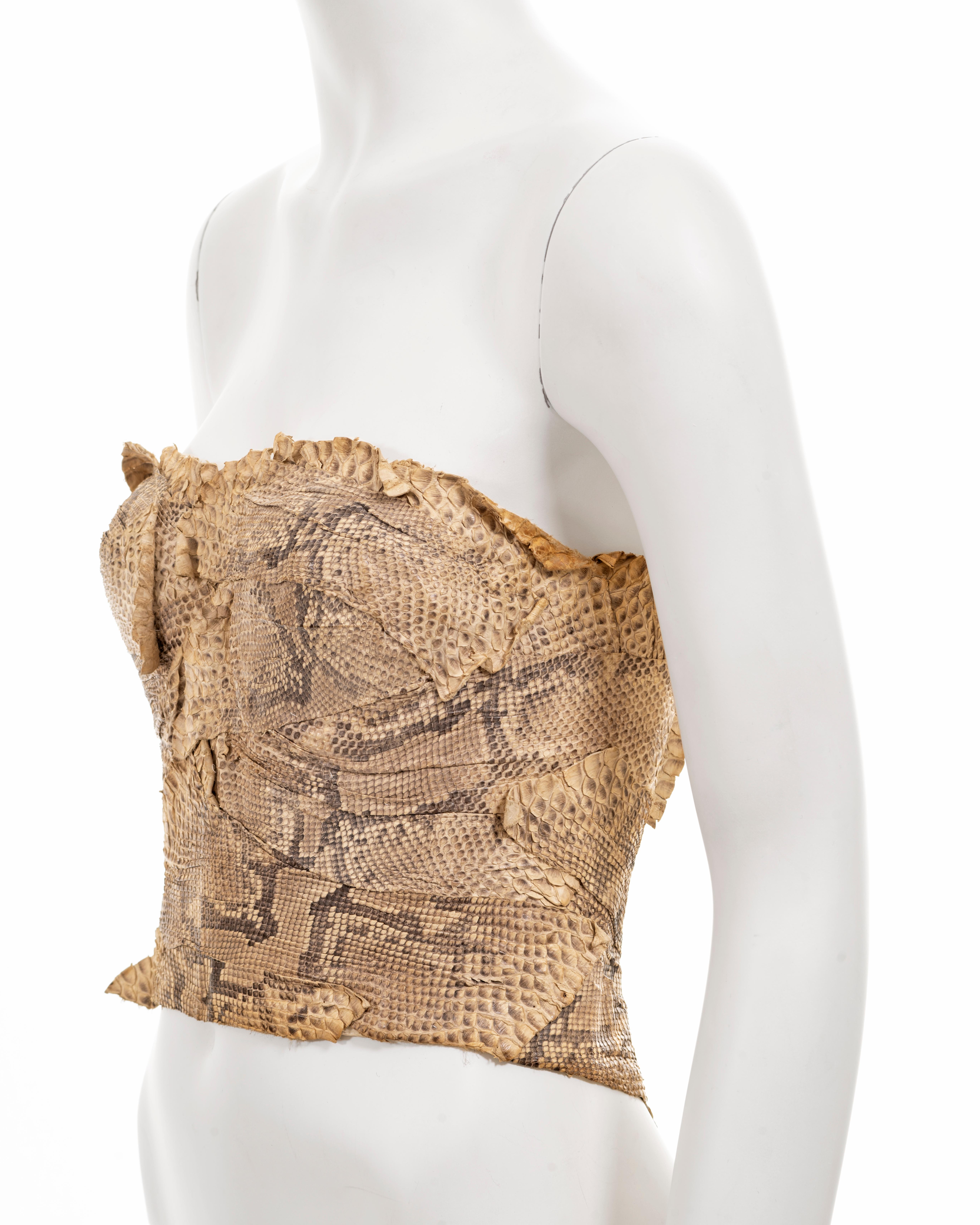 John Galliano 'Dolores' corset and skirt showpiece ensemble, ss 1995  11