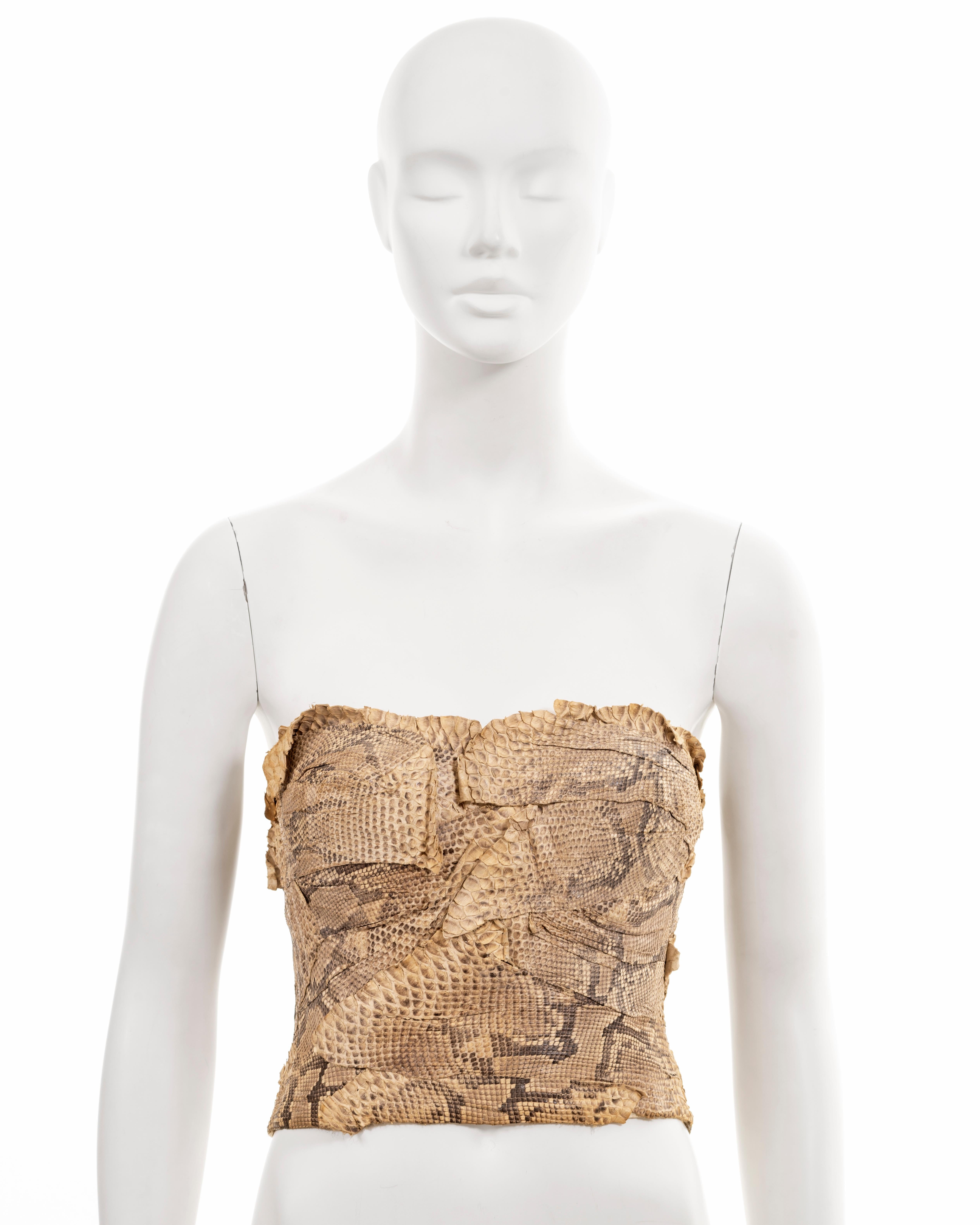 John Galliano 'Dolores' corset and skirt showpiece ensemble, ss 1995  3