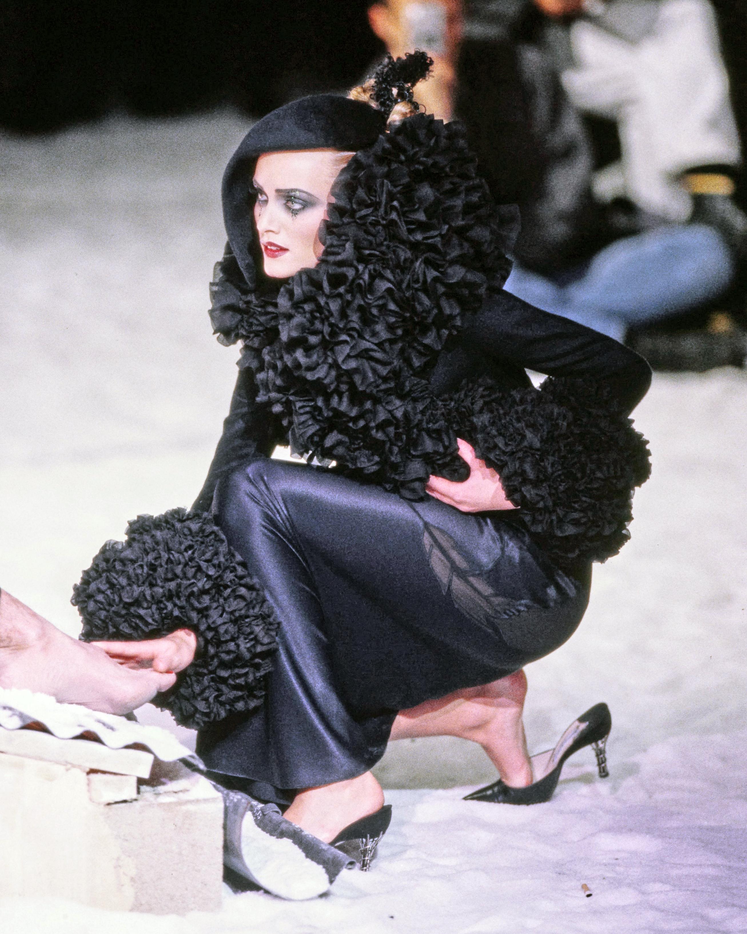 John Galliano 'Dolores' showpiece evening skirt suit, fw 1995 13