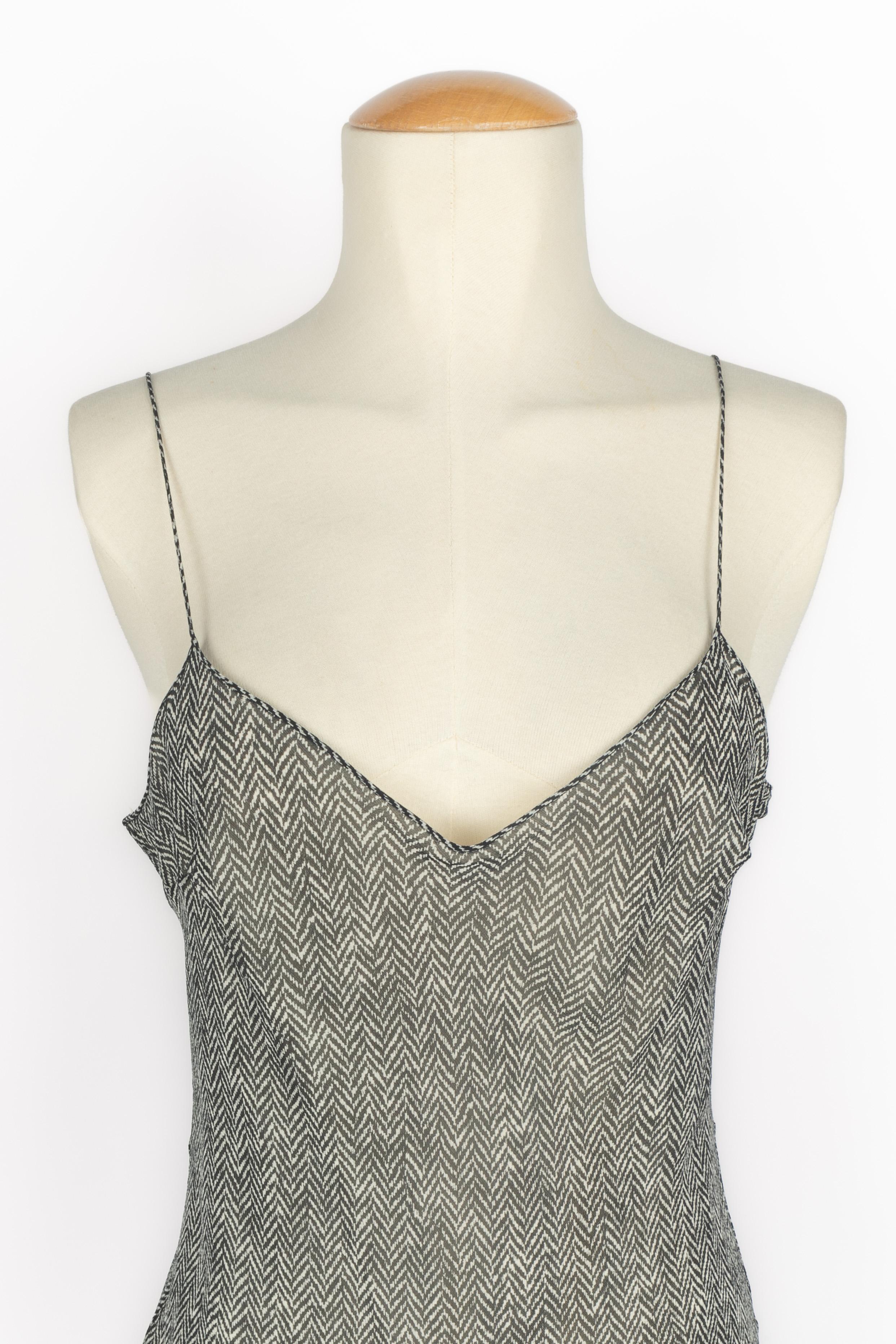 John Galliano Kleid 2001 (Grau) im Angebot