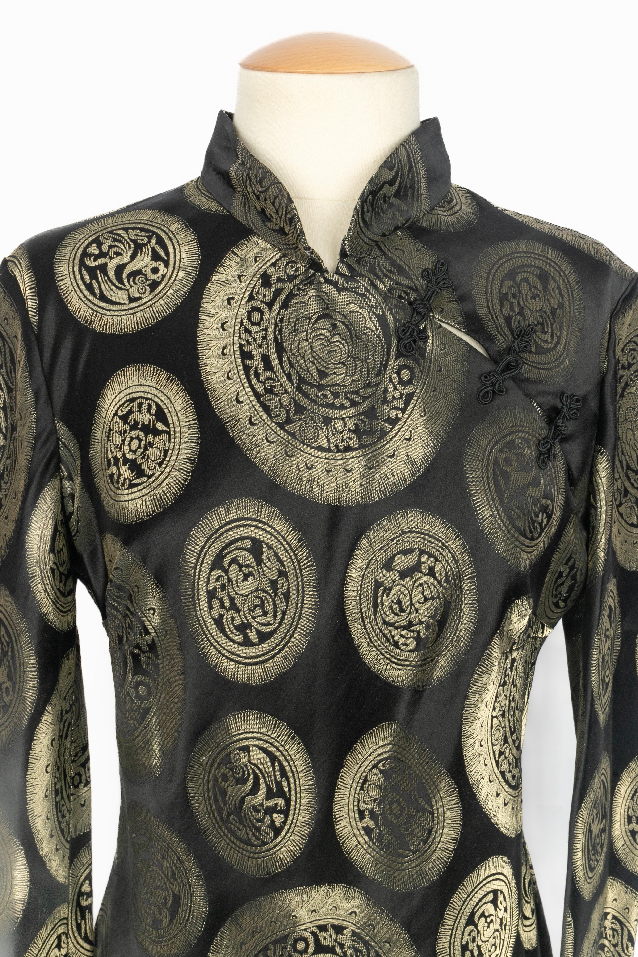 Noir Robe de John Galliano 2002 en vente