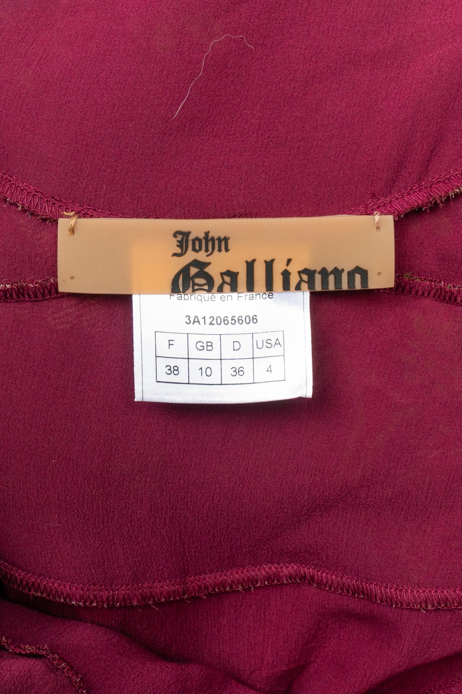 John Galliano Kleid Herbst 2003-2004 im Angebot 5