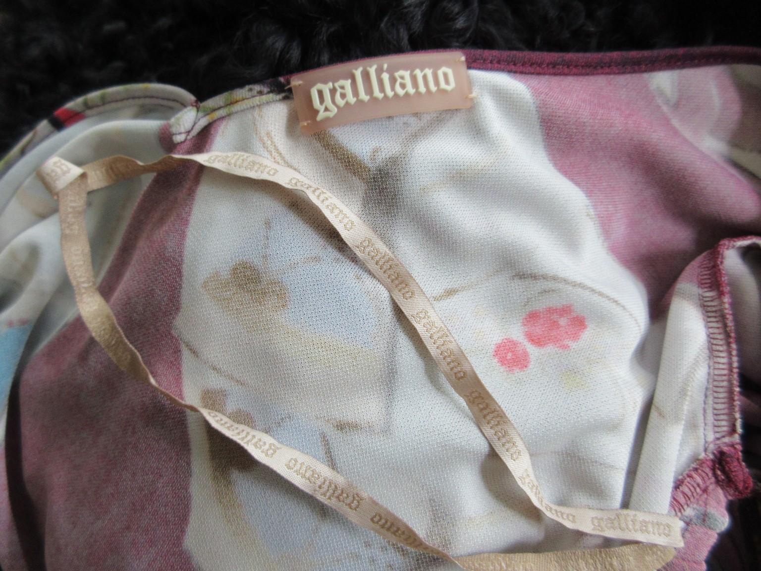 John Galliano Dress In Excellent Condition For Sale In Amsterdam, NL